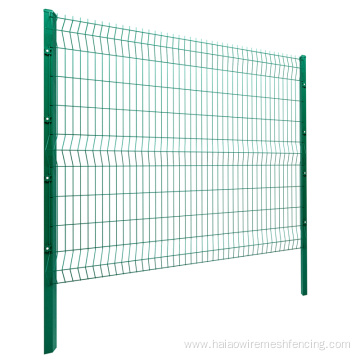 PVC Coated Garden Fencing Wire Mesh Fence Panel